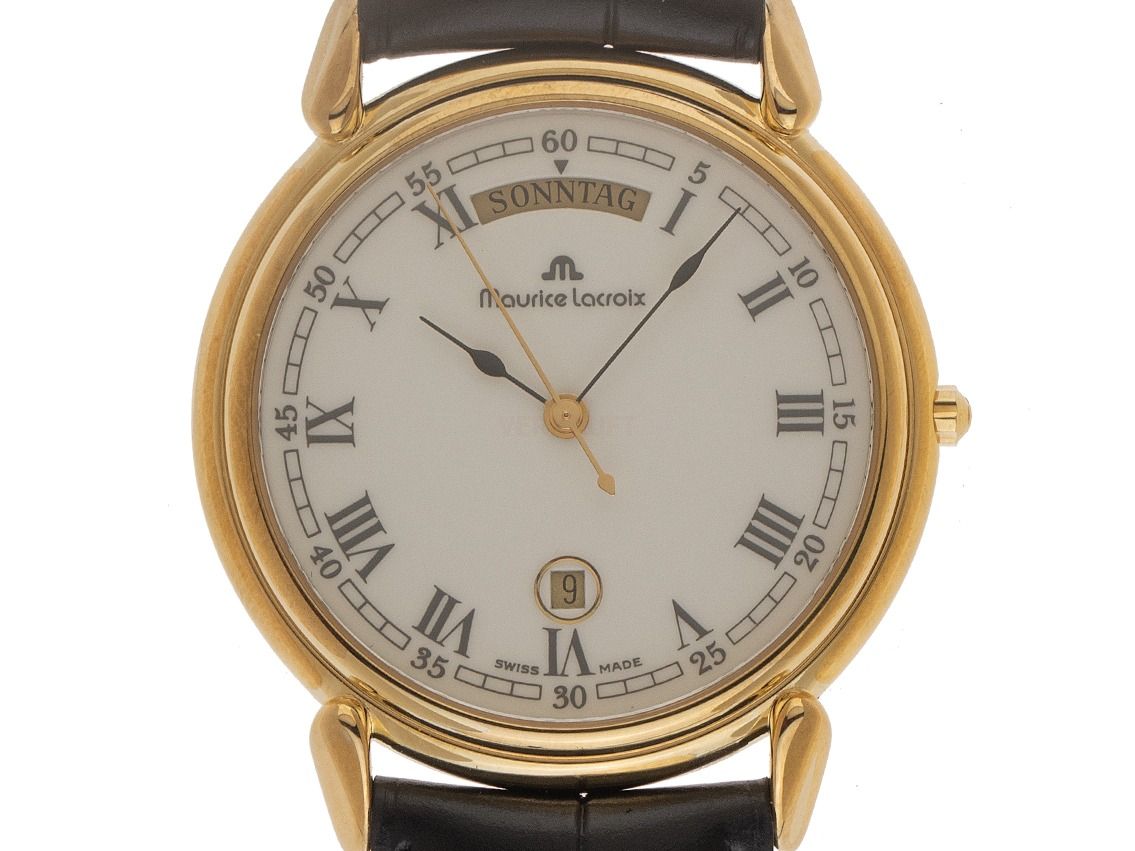 Maurice Lacroix Classic Day-Date Ref.96575 original Box sehr gut Vintage