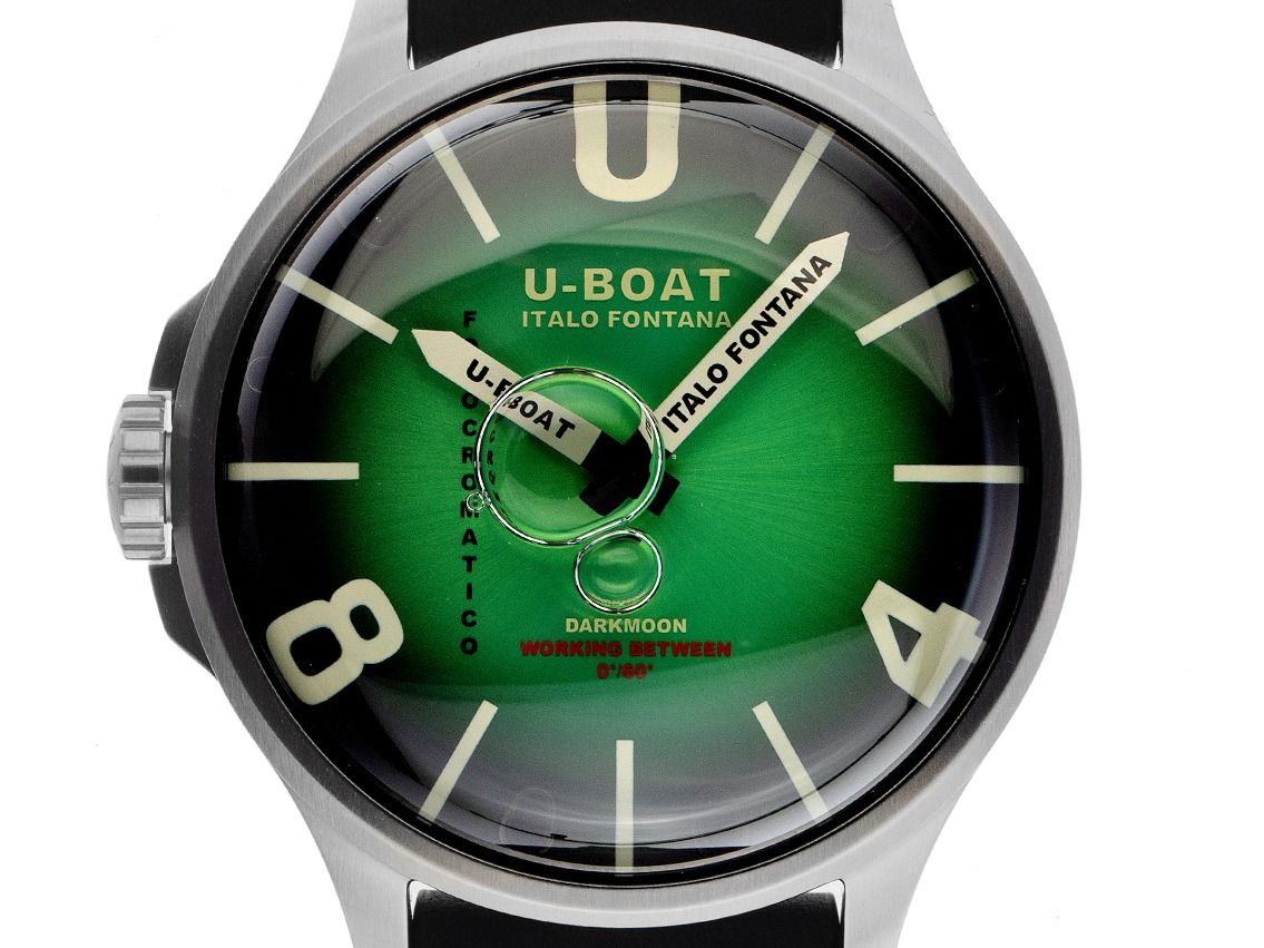 U-Boat Darkmoon Kama SS Green Ref.3342 Full Set Neu 