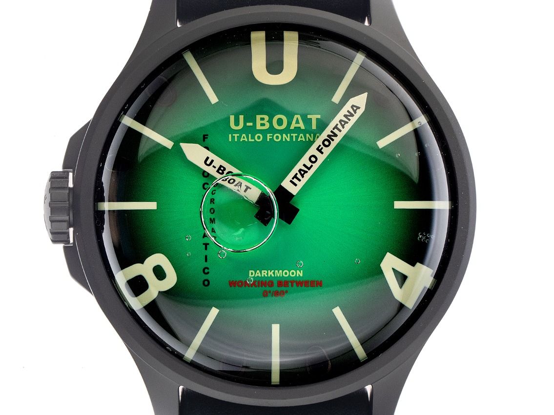 U-Boat Darkmoon Kama PVD Green Ref.3343 Full Set Neu 