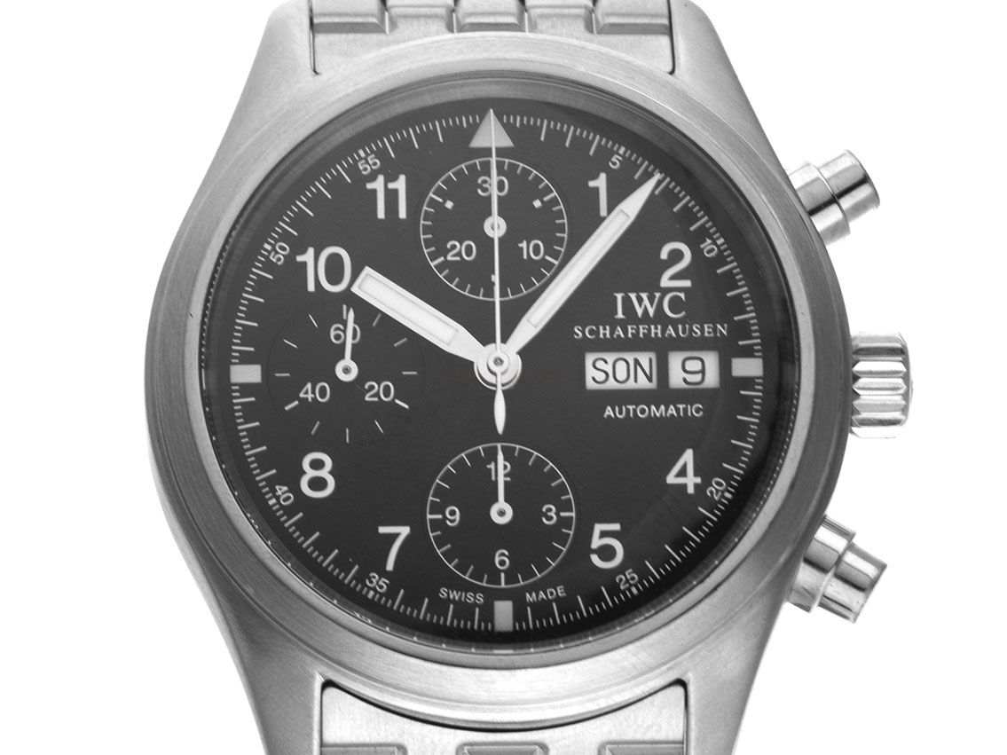 IWC Flieger Chronograph Ref.3706 Bj.1997 original Box sehr gut Vintage