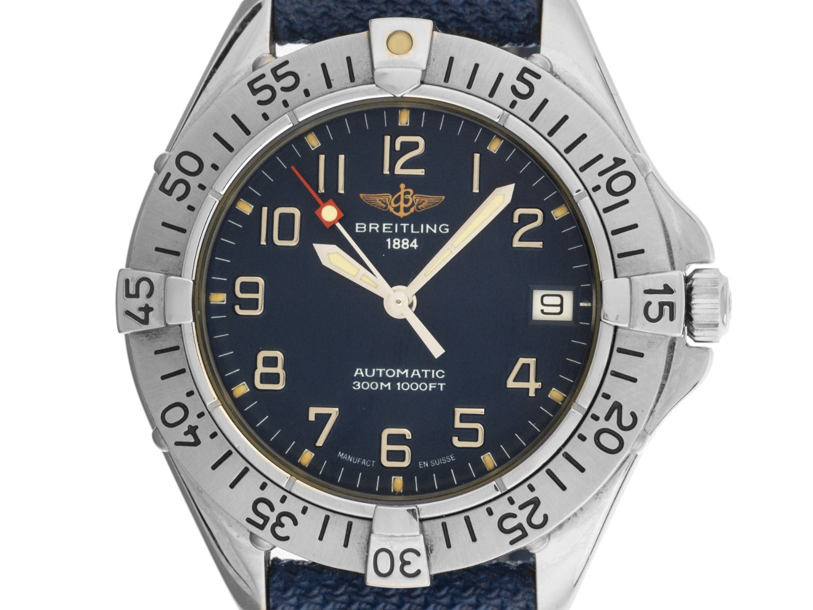 Breitling Colt Ref.A17035 Bj.1992 Full Set original Vintage Unpoliert