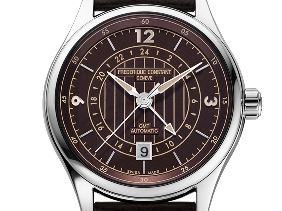 Frederique Constant Classics Runabout GMT Ref.FC-350RBR5B6 Full Set Neu