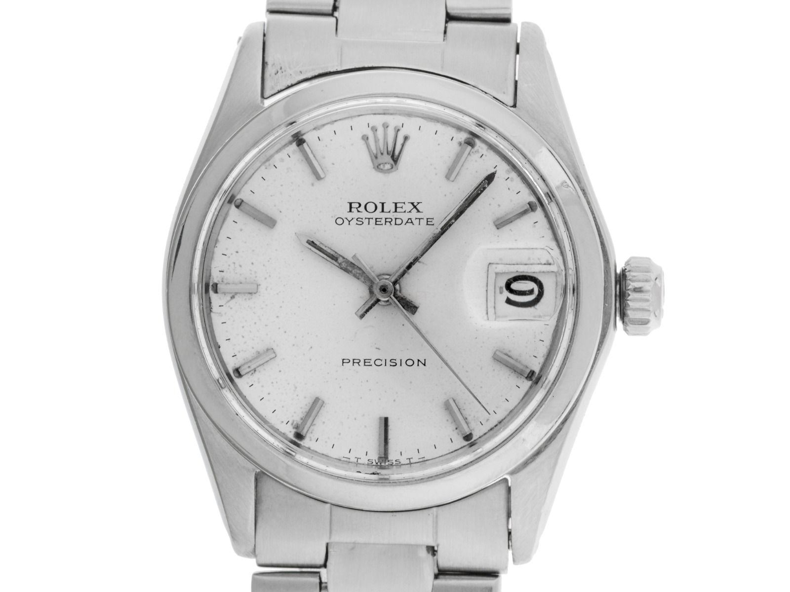 Rolex Oysterdate Precision Ref.6466 Bj.1967 original Box original Vntage Unpoliert
