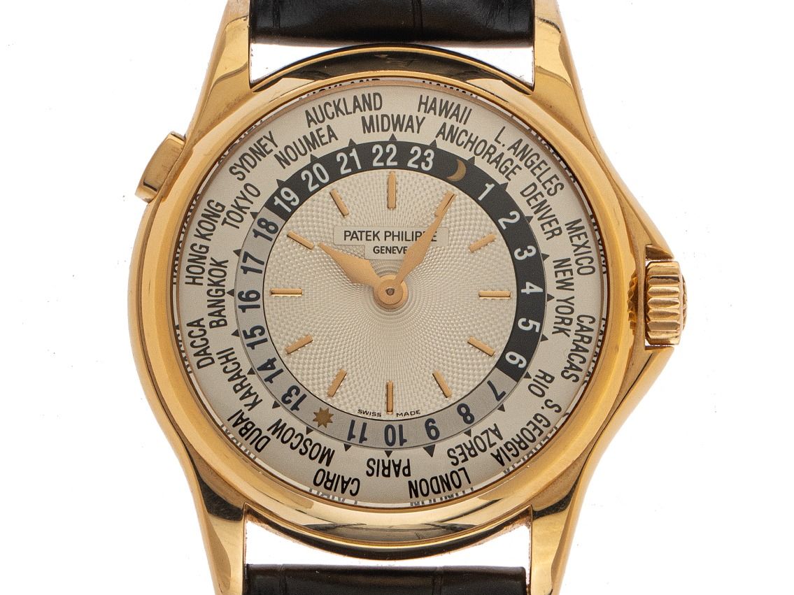Patek Philippe World Time Ref.5110R-001 Full Set sehr gut Vintage