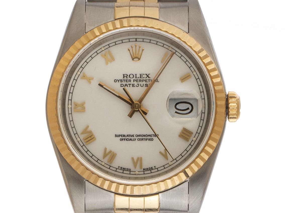Rolex Datejust Ref.16233 Bj.1988 Box&Beschreibung sehr gut Vintage 