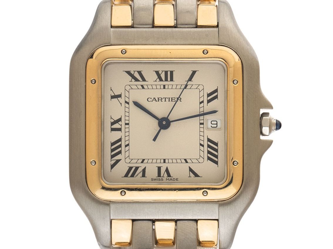 Cartier Panthere GM Ref.8395 1989 Box&Beschreibung Original Vintage Unpoliert