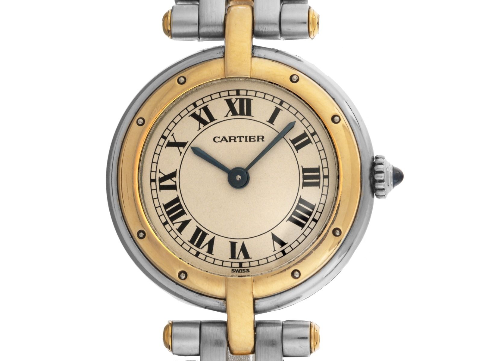 Cartier Panthere Vendome MM Medium Modell Ref.66920 Bj.1990 Box&Beschreibung original Vintage Unpoliert