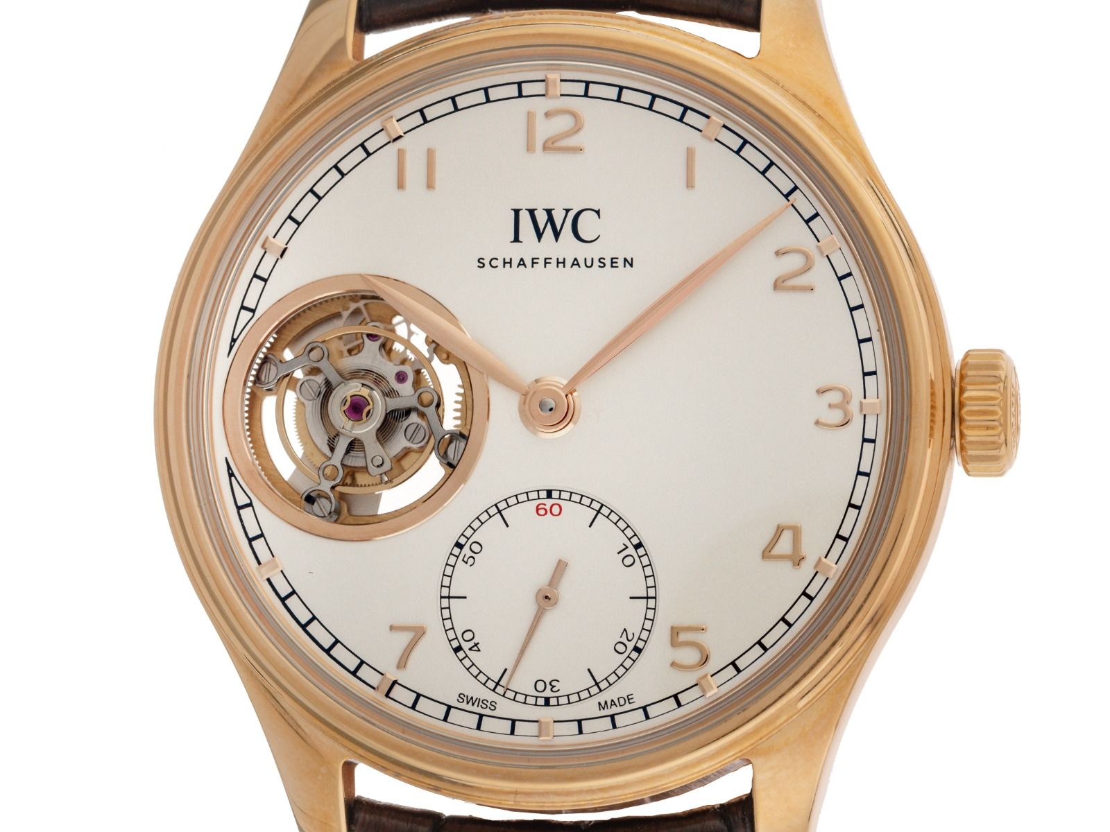 IWC Portugieser Tourbillon Ref.IW546302 Bj.2019 Full Set original Vintage Unpoliert