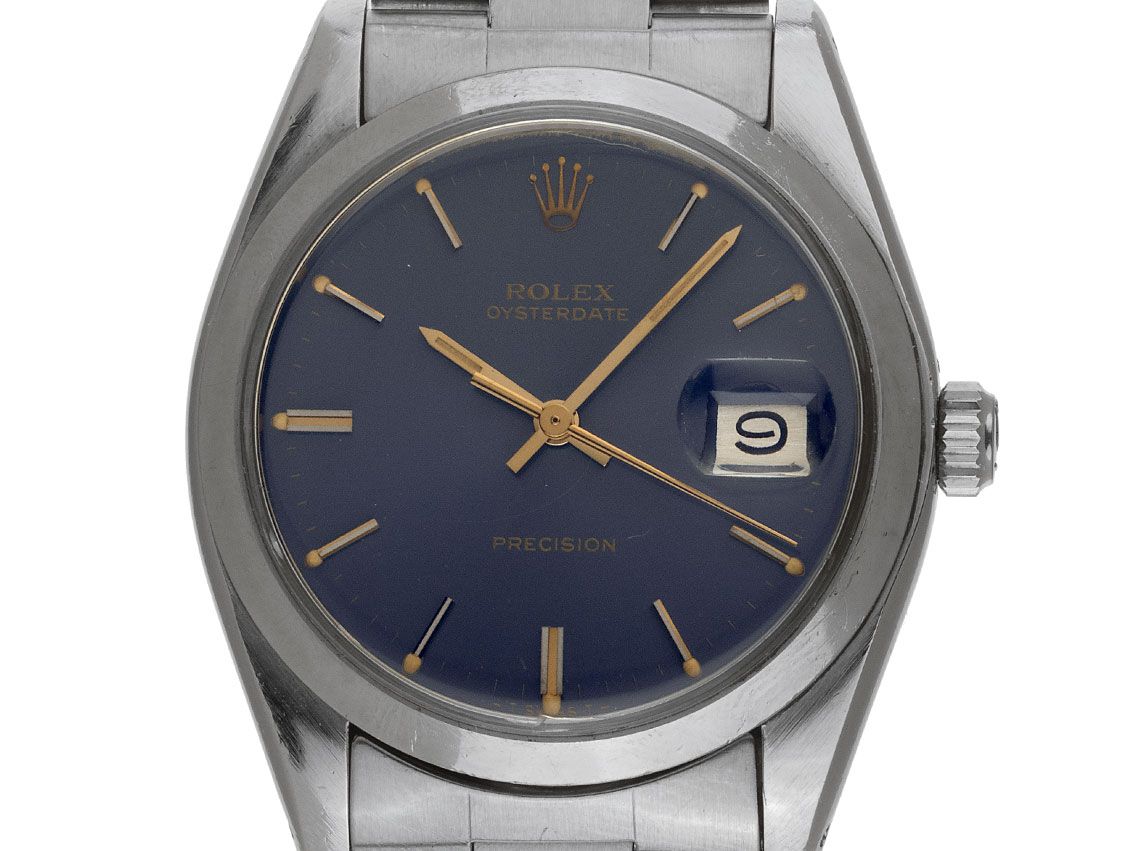 Rolex Oysterdate Precision Ref.6694 Bj.1980 Box&Bschreibung Original Vintage Unpoliert