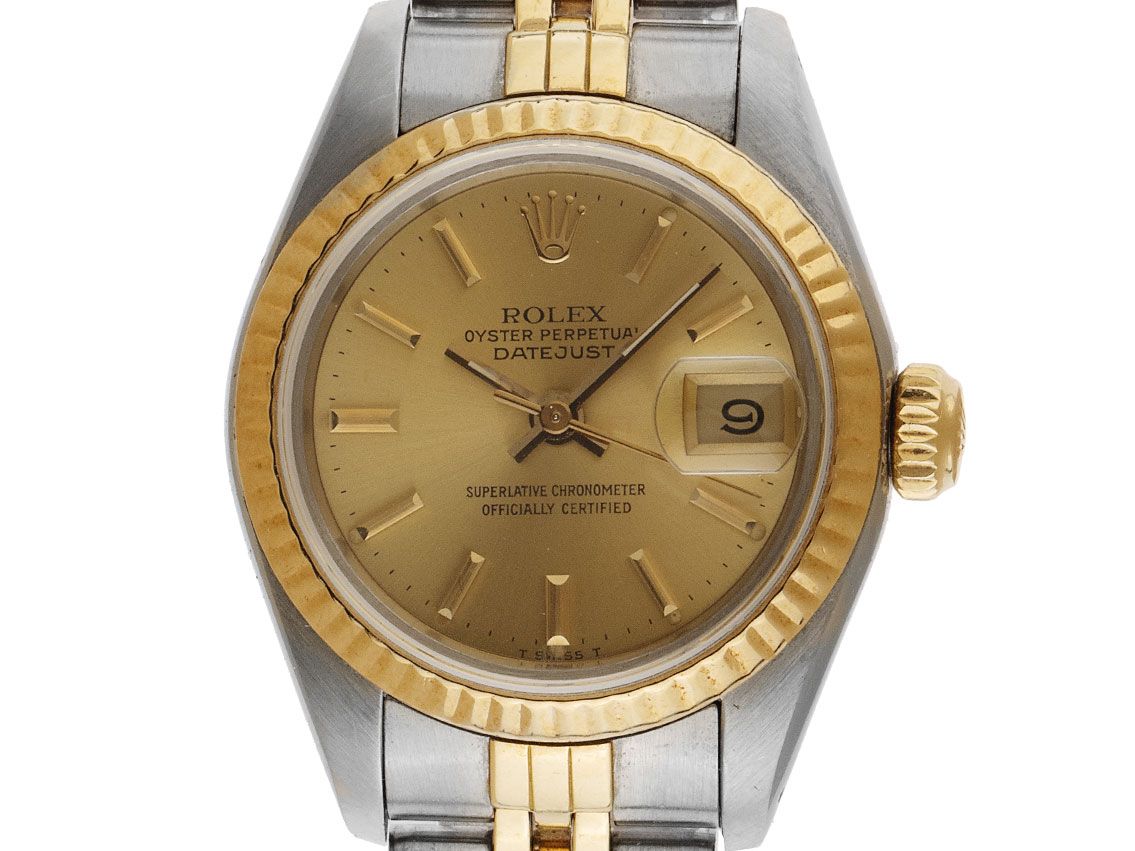 Rolex Datejust Lady Ref.69173 Bj.1986 Box&Beschreibung original Vintage Unpoliert