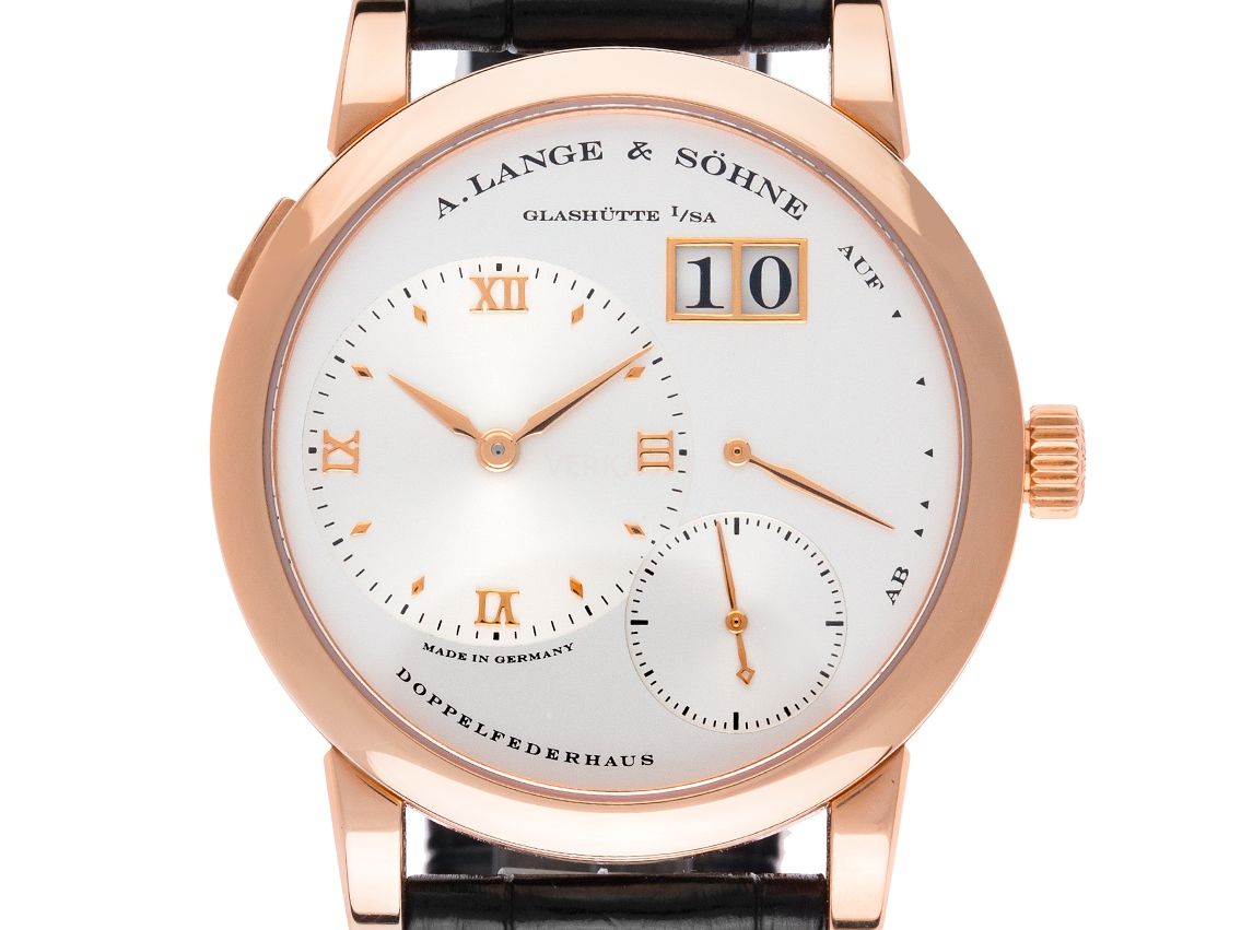 A. Lange & Söhne Lange 1 Roségold Handaufzug Armband Leder 38mm Ref. 101.032 Box&Pap. Full Set wie Neu mit Zertifikat über 34.000,-€