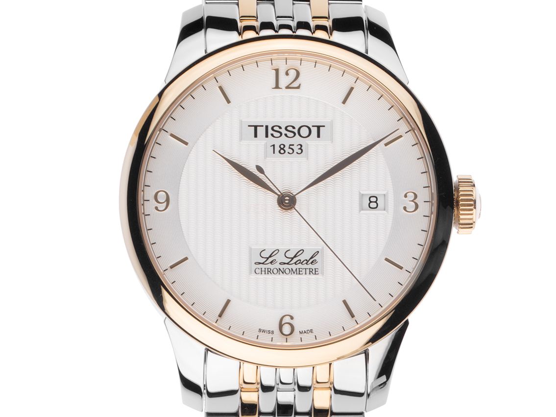 Tissot Le Locle Stahl Gelbgold Automatik Armband Stahl Gelbgold 39mm Box&Pap. Full Set Ungetragen mit Zertifikat über 1.135,-€