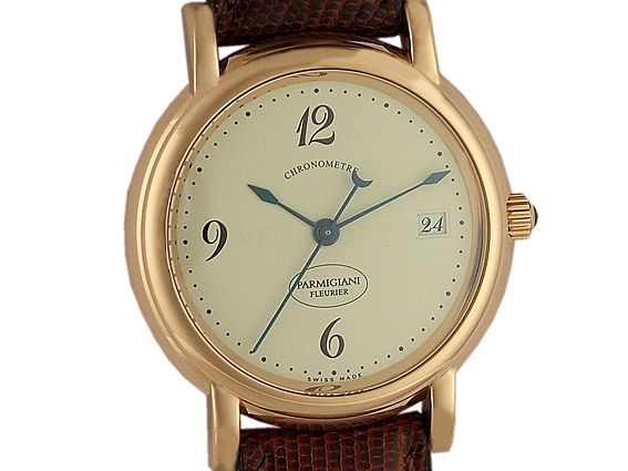 Parmigiani Fleurier Basica Chronometer Roségold Vintage 37mm