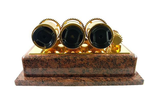 Watch.de Exclusiv 3 Uhrenbeweger Gelbgold