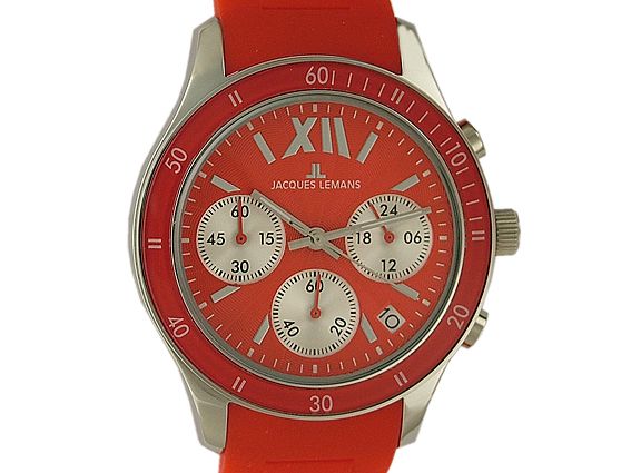 Jacques Lemans Rome Sports Chrono 37mm UVP 129,- Neu