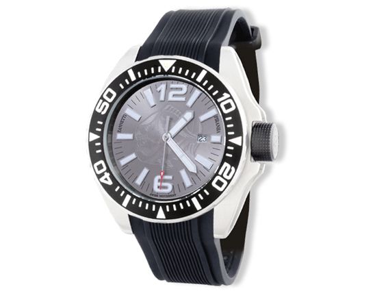 Zannetti Piranha Full Gray Stahl Automatik 51mm Neu
