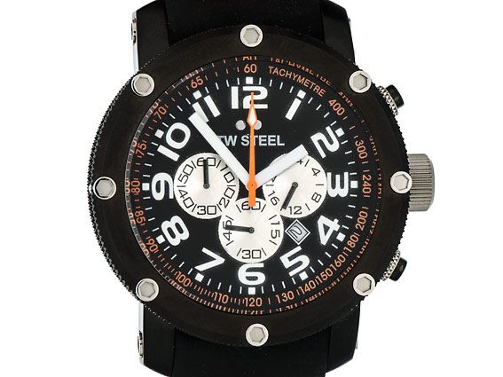 TW Steel Chronograph Dakar Sport Stahl Black TW 445 Limitiert 49mm wie Neu