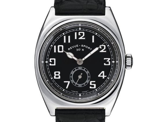 Revue Thommen Sport 30s Stahl Manufakturwerk GT12 Handaufzug 36mm UVP 2.250,- Neu