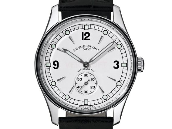 Revue Thommen Sport 50s Stahl Automatik Manufakturwerk GT55 36mm UVP 2.850,- Neu