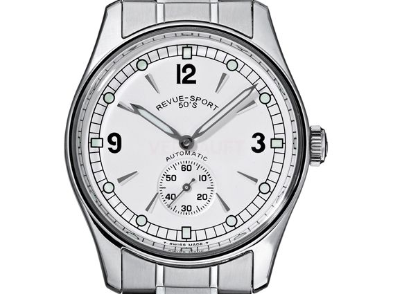 Revue Thommen Sport 50s Stahl Automatik Manufakturwerk GT55 36mm UVP 3.000,- Neu