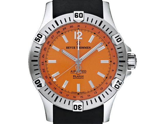 Revue Thommen Airspeed XLarge Pioneer Stahl Automatik 44mm UVP 1.800,- Neu