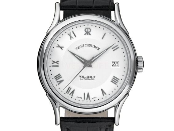 Revue Thommen Wallstreet Stahl Automatik 37mm UVP 960,- Neu
