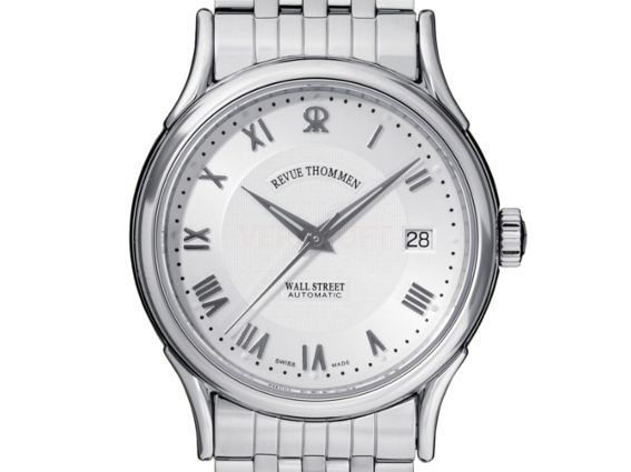 Revue Thommen Wallstreet Stahl Automatik 37mm UVP 1.110,- Neu