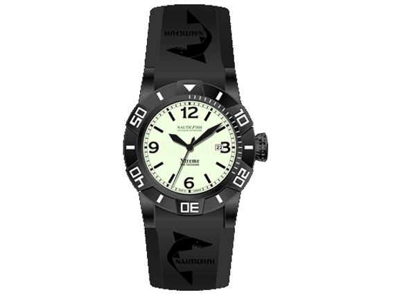 Nauticfish Xtreme Expedition I 2000M Stahl PVD Automatik Superluminova Kautschuk Kal.SW20A 45mm Neu
