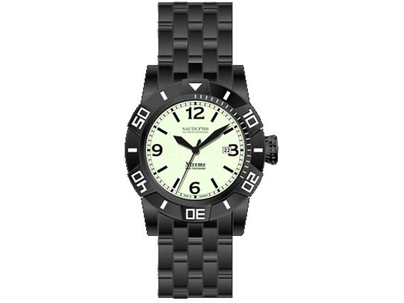 Nauticfish Xtreme Expedition I 2000M Stahl Black PVD Automatik Superluminova Kal.SW20A 45mm Neu