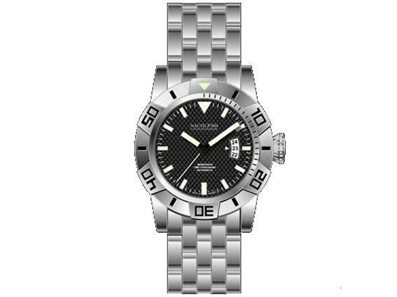 Nauticfish MSC A-Grade Carbon 2000M Stahl Automatik Superluminova Kal.SW20A 45mm Neu