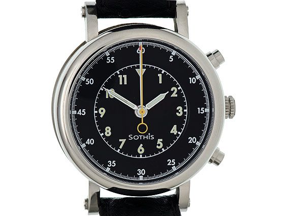 Sothis Central Chronograph Stahl Automatik Limitiert 43mm Vintage Bj.2001 Box&Pap. Full Set mit Zertifikat über 3.900,-€
