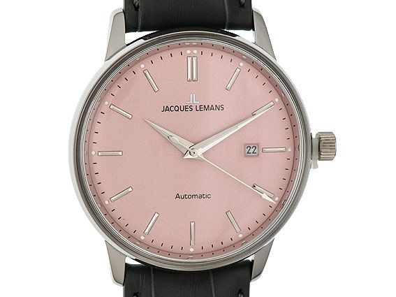 Jacques Lemans Nostalgie Stahl Automatik 42mm UVP 249,- Neu