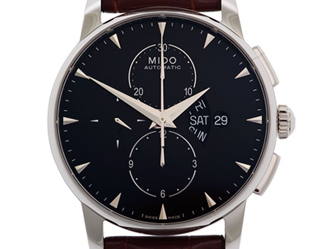 Mido Baroncelli Chronograph Stahl Automatik 42 mm Ungetragen