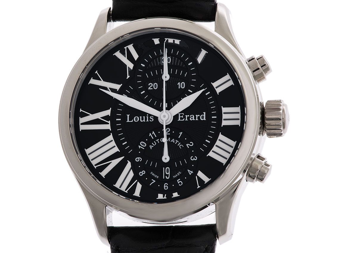 Louis Erard Les Asymetriques Stahl Chronograph Automatik 40 mm UVP 1.299,- Neu