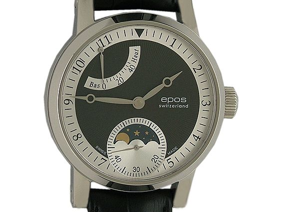Epos Sophistiquée Mondphase Gangreserve Handaufzug 41mm UVP 1795.- N E U