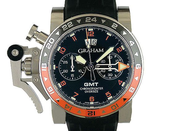 Graham Chronofighter Oversize GMT Big Date Limited 47mm UVP 6950.- UNGETRAGEN
