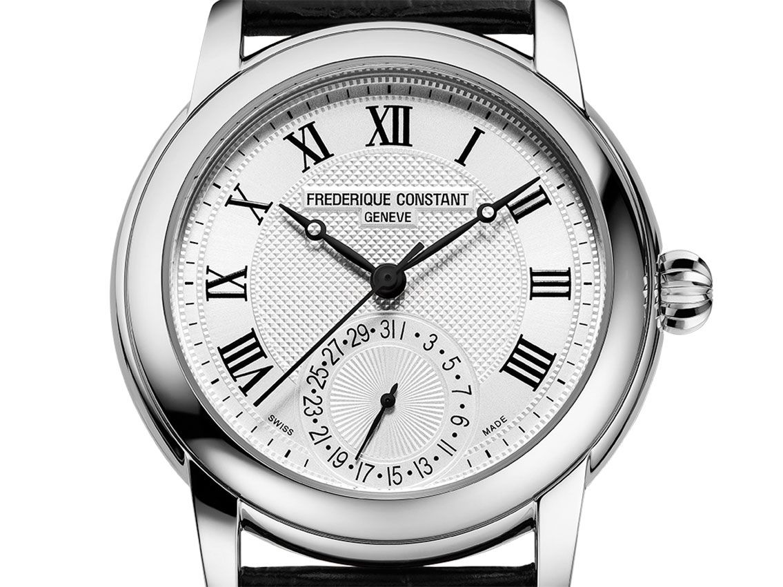 Frederique Constant Classic Stahl Automatik Armband Leder 42mm Ref.FC-710MC4H6 Box&Pap. Full Set Neu