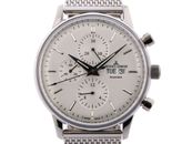 Jacques Lemans Classic Chronograph Stahl Automatik Stahlband 44mm UVP 1.299,- Neu