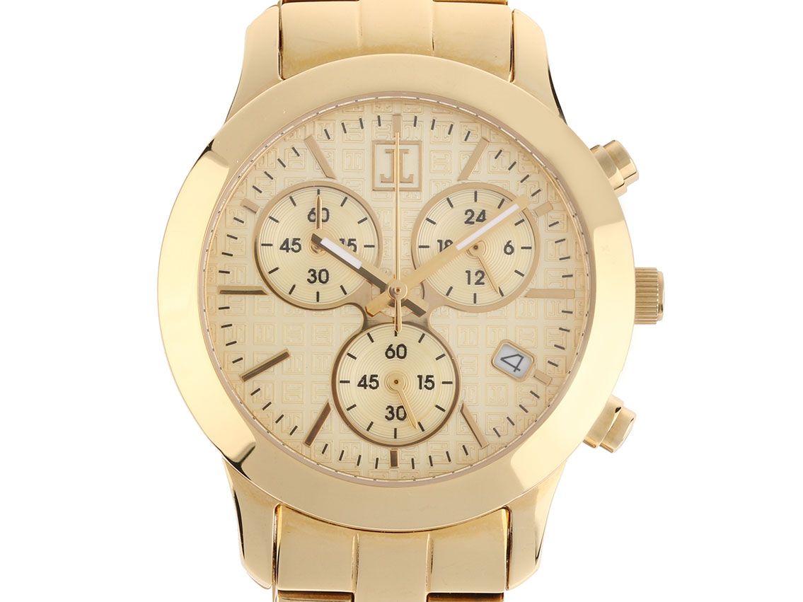 Joop Jette Gelbgold Quarz Chronograph 33mm Ref.5014.45.93 Box&Pap. Ungetragen