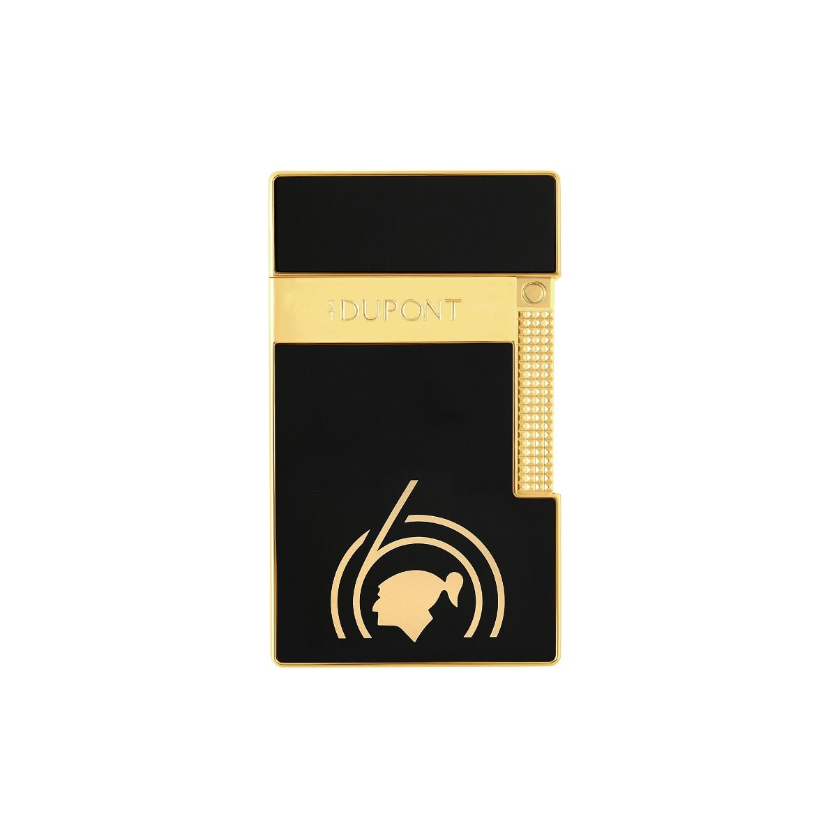 S.T. Dupont Tischfeuerzeug Cohiba 60 Gelbgold Schwarz Ref.T20472 