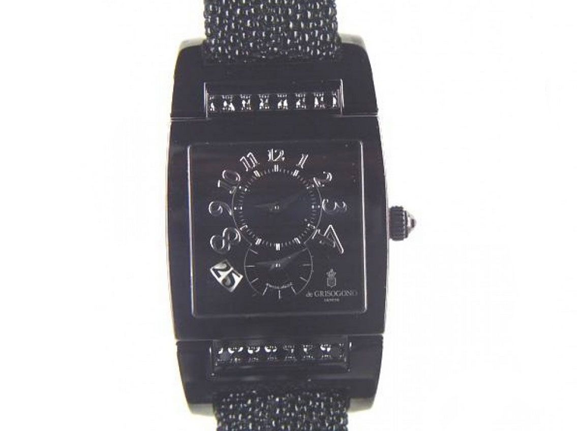 De Grisogono Instrumento No Uno Armband Leder 33x33mm UVP 14600.- ungetragen