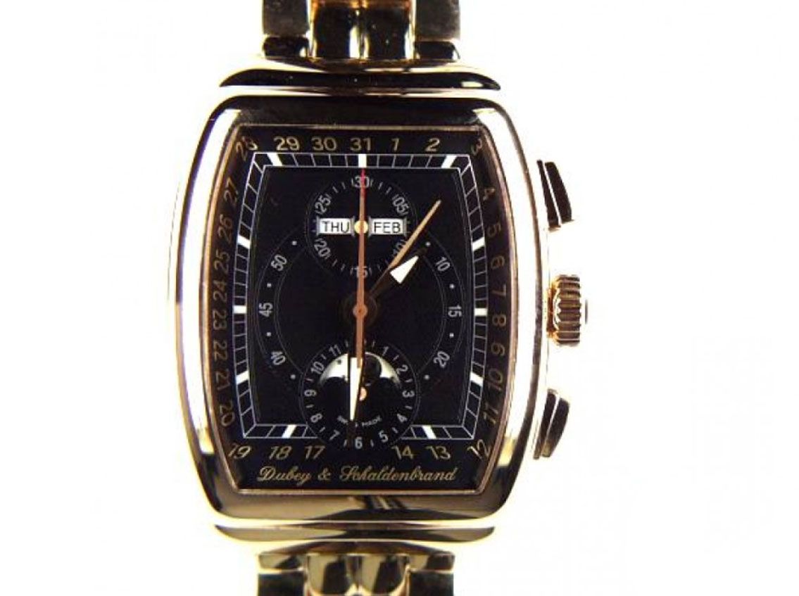 Dubey & Schaldenbrand Gran Chrono Astro Roségold Armband Roségold 50x30mm N E U