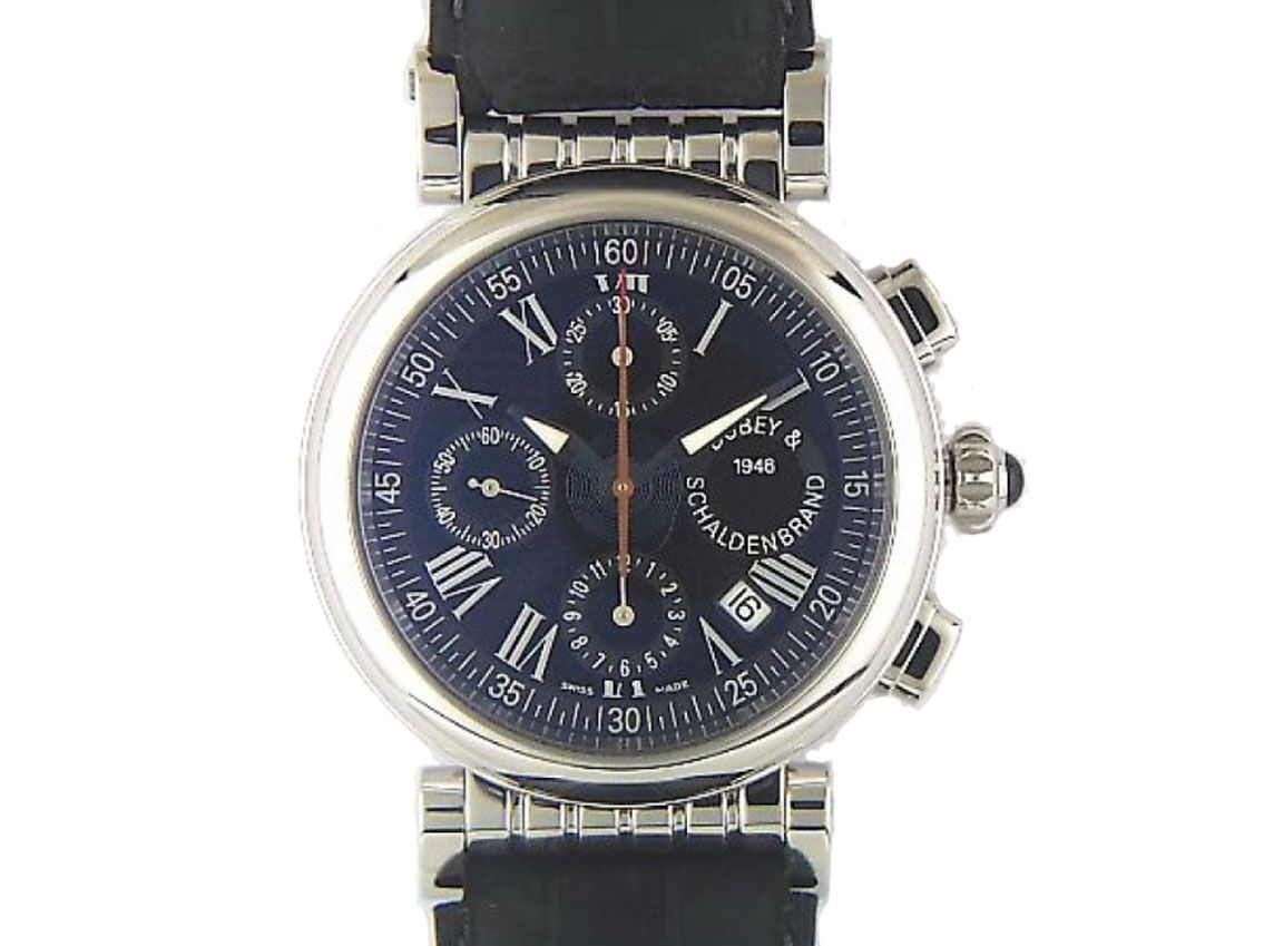 Dubey & Schaldenbrand Spiral One Chronograph Armband Leder 40mm UVP 4900.- N E U