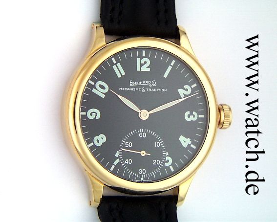 Eberhard & Co Traversetolo Vitre Roségold Handaufzug 43mm UVP 5320.- N E U