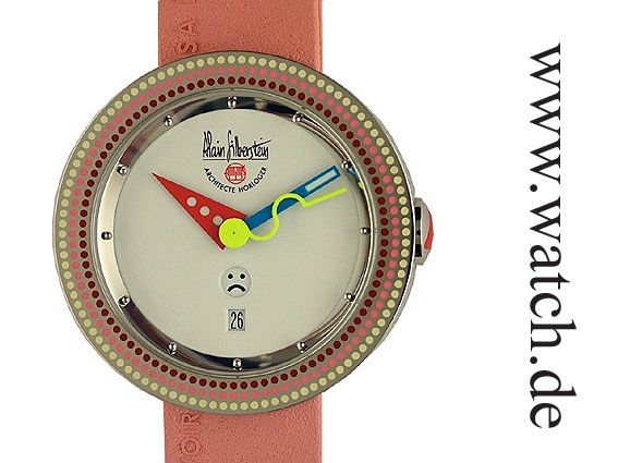 Alain Silberstein Rondo Dots Pink 42mm Neu
