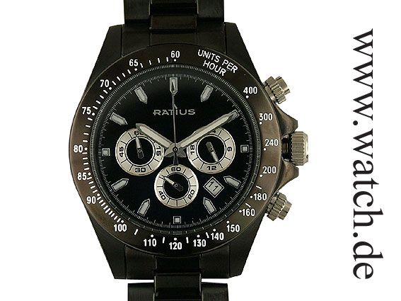 Ratius Tachymeter Racing Chronograph 41mm UVP 449.- N E U