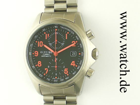 Glycine Combat Automatik Chronograph 44mm UVP 1190.- N E U