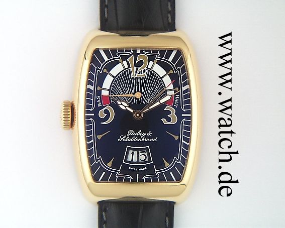 Dubey & Schaldenbrand Roségold Krone links 44x33mm UVP 12900.- N E U
