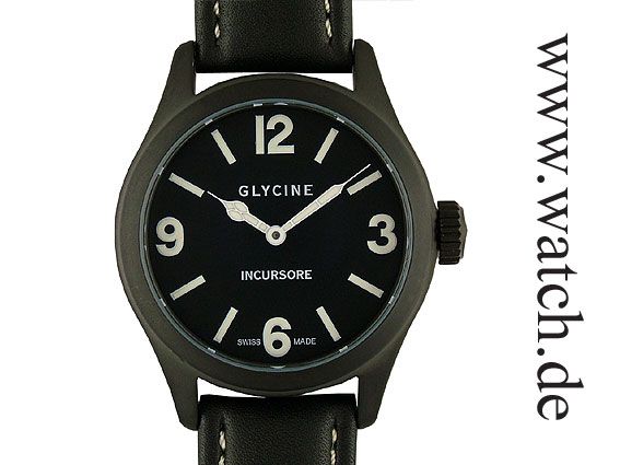 Glycine Incursore Handaufzug Black 44mm UVP 629.- N E U