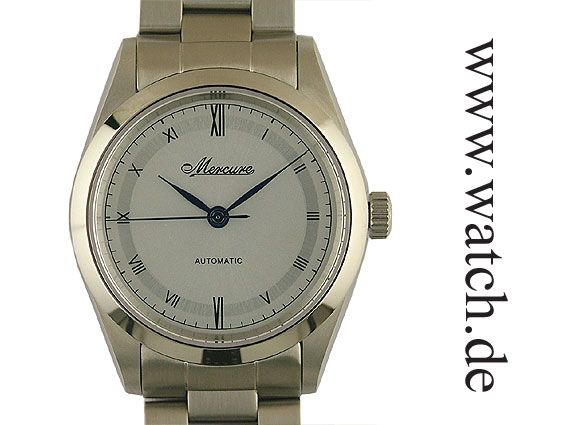 Mercure Heritage Classic Stahl Automatik 38mm UVP 590,- Neu